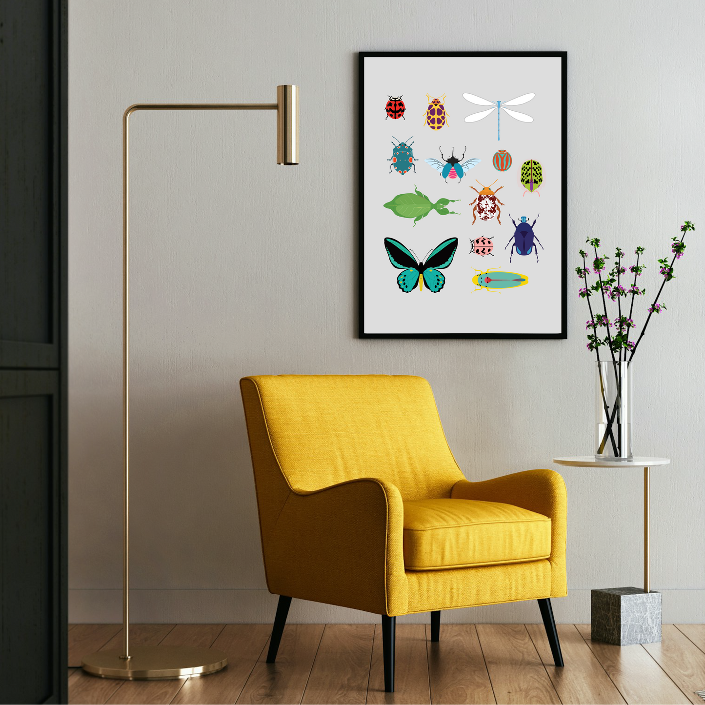Insect Collection Satin and Archival Matte Posters - Poster