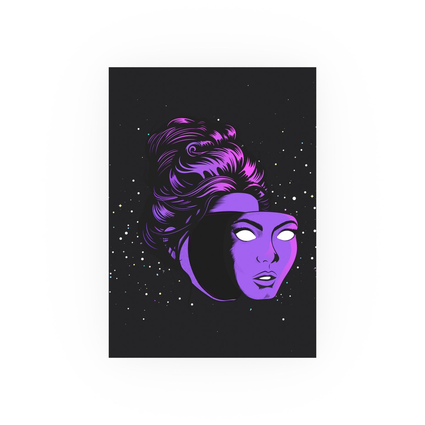 The Void Behind My Face – Art Print - Poster