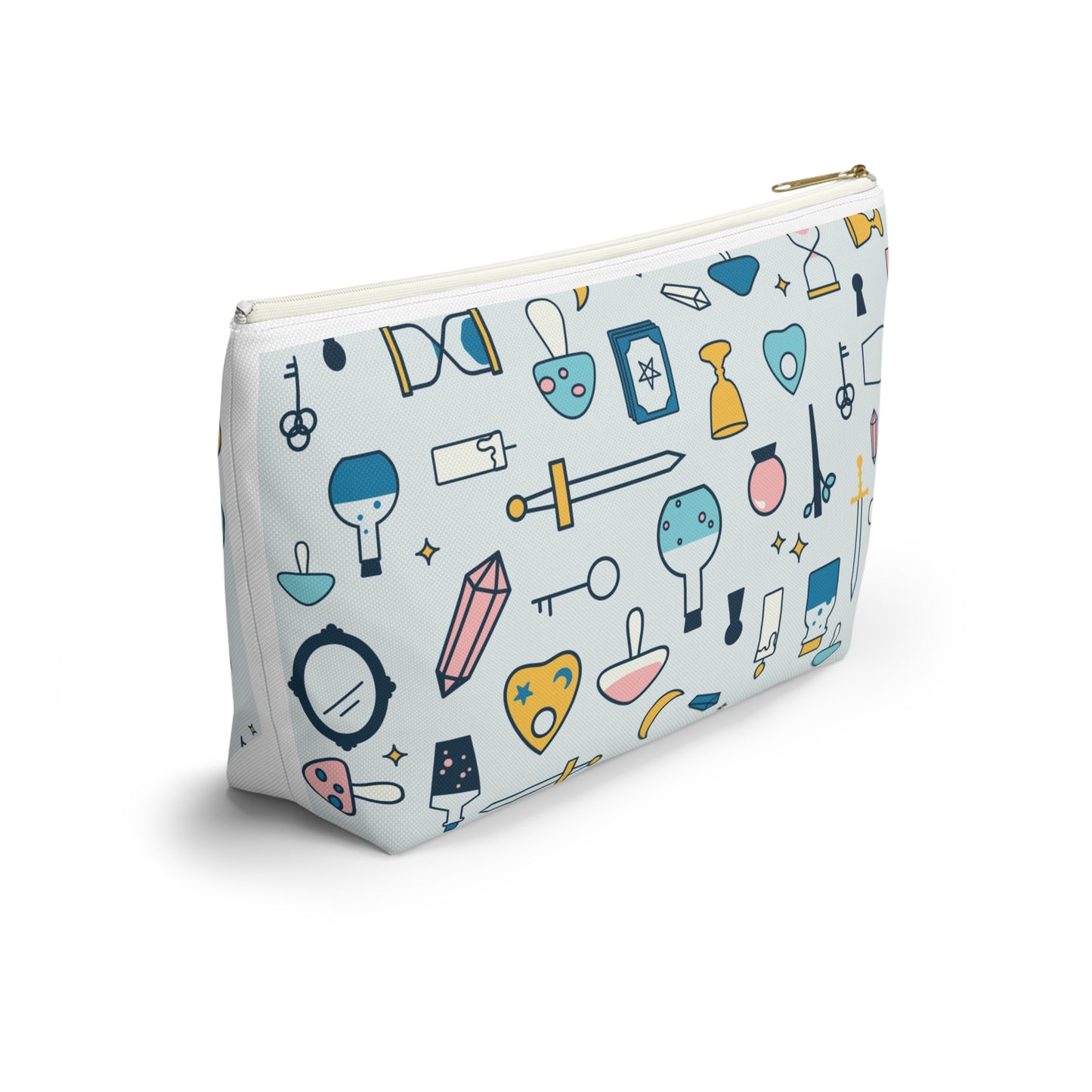 Mystical Tarot Icon Zippered Pouch - Bags