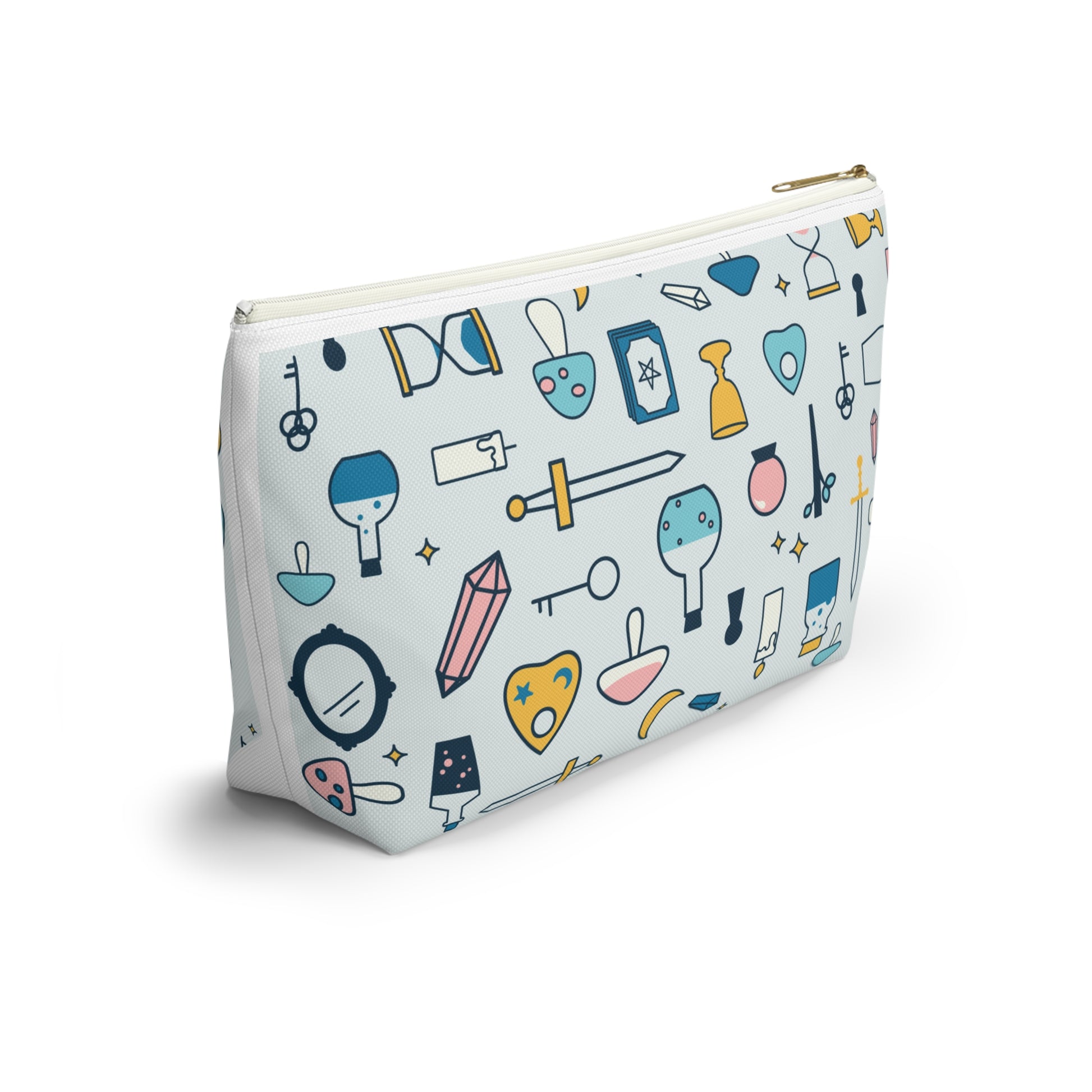 Mystical Tarot Icon Zippered Pouch - Bags