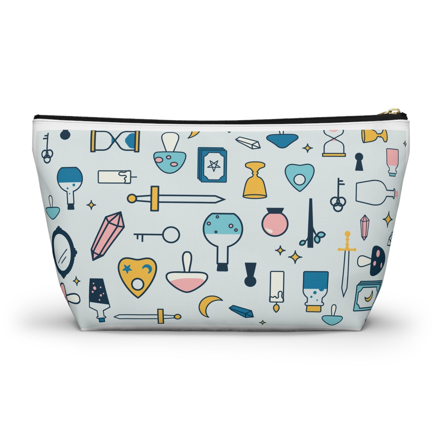 Mystical Tarot Icon Zippered Pouch - Bags