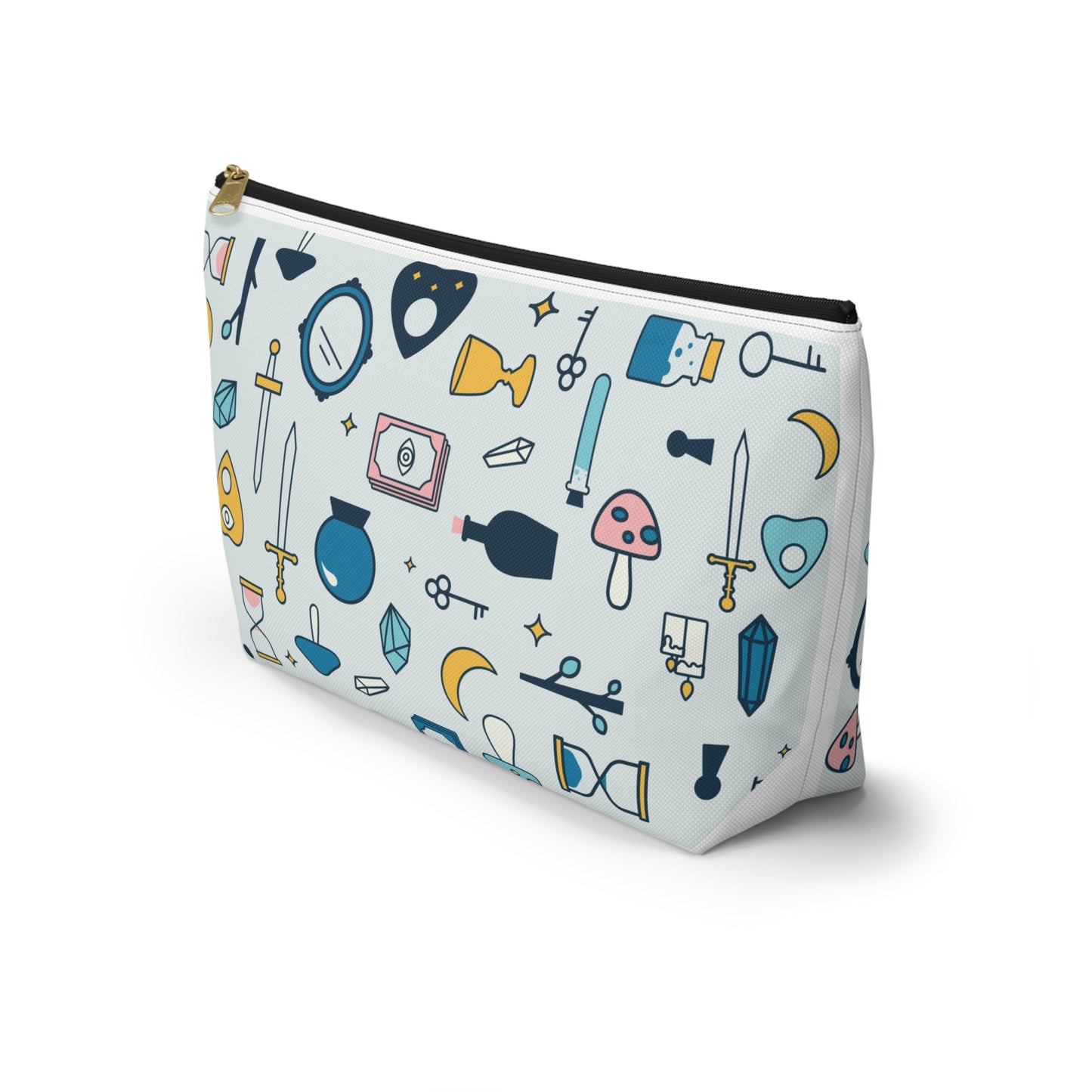 Mystical Tarot Icon Zippered Pouch - Bags