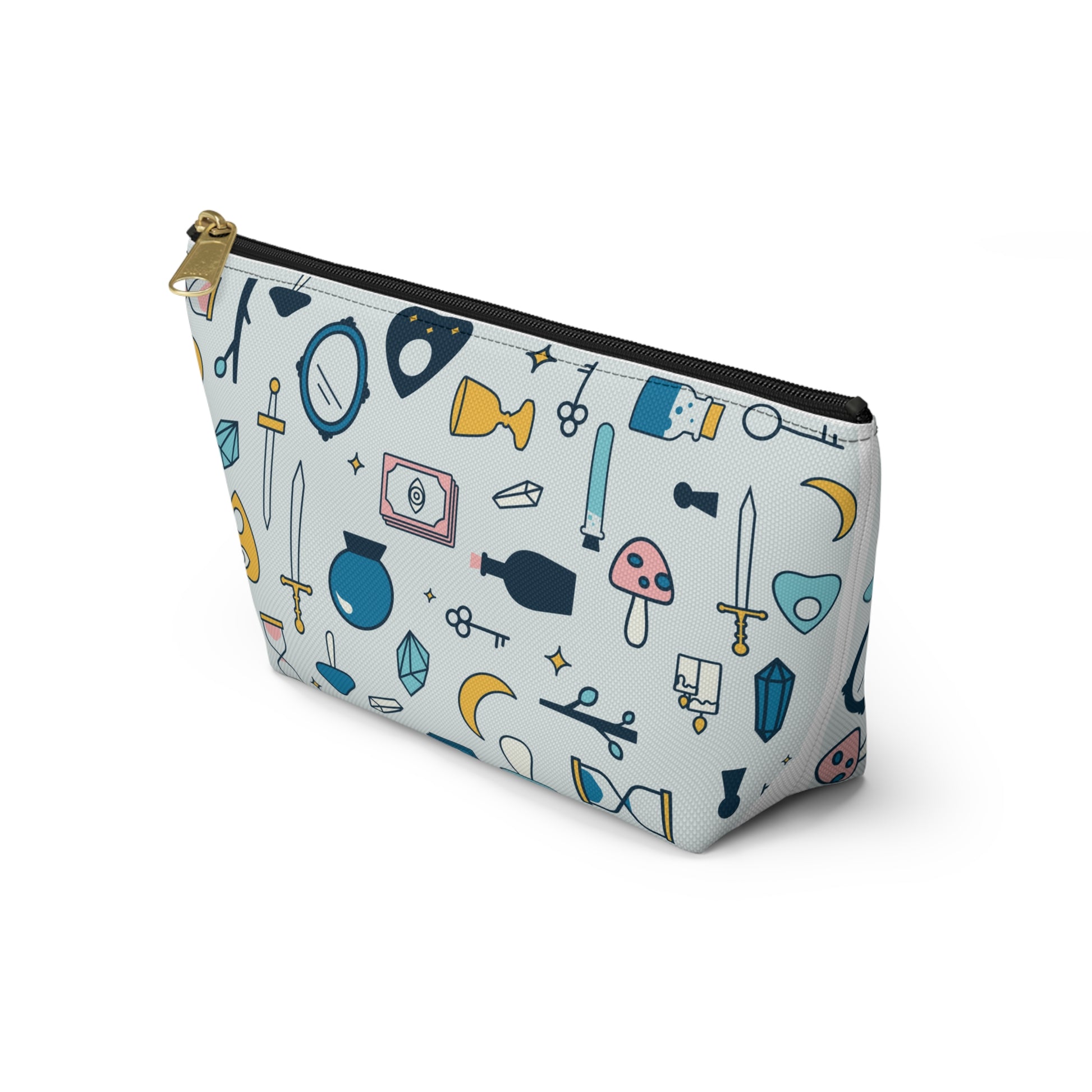 Mystical Tarot Icon Zippered Pouch - Bags