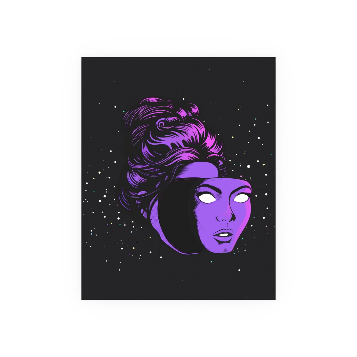 The Void Behind My Face – Art Print - Poster