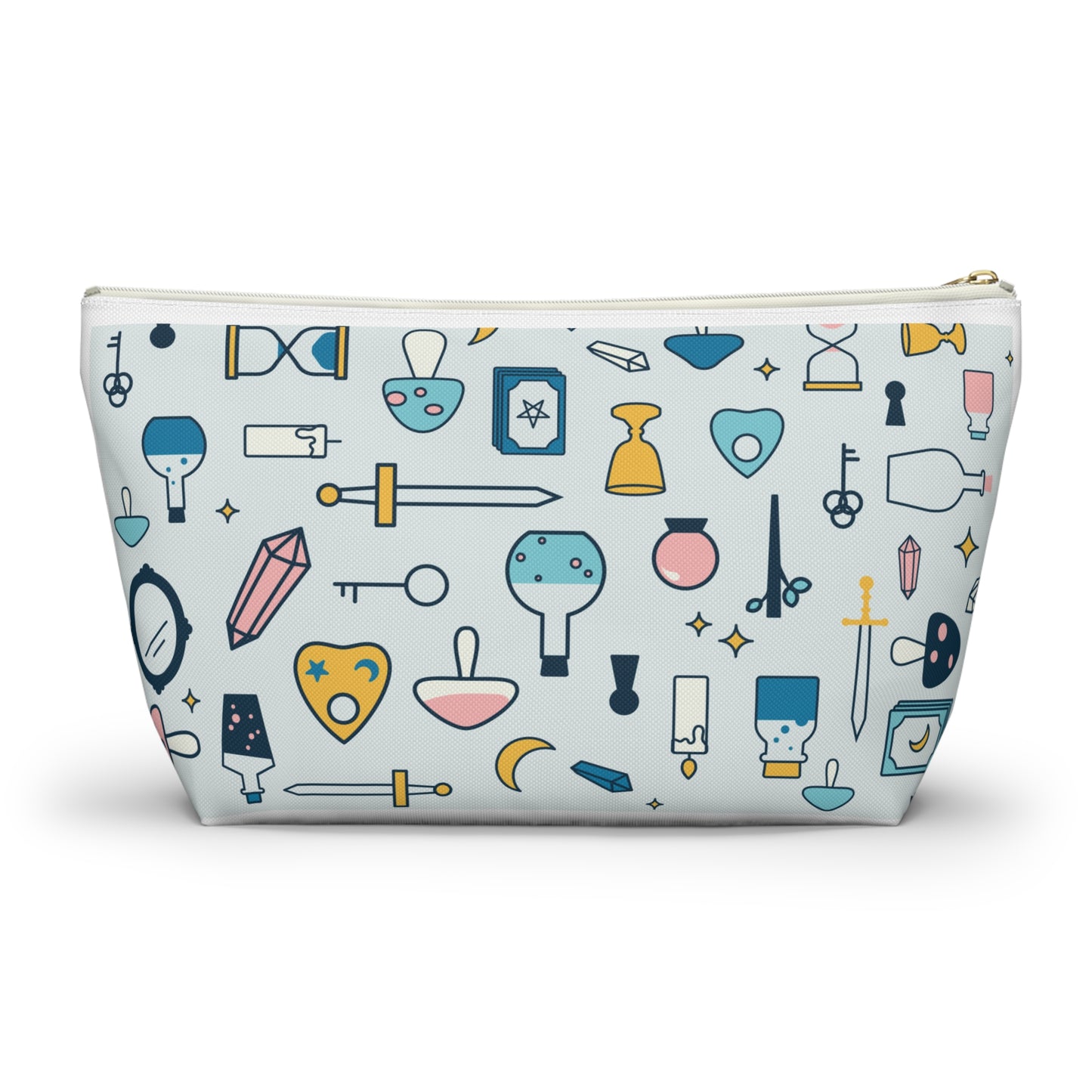 Mystical Tarot Icon Zippered Pouch - Bags