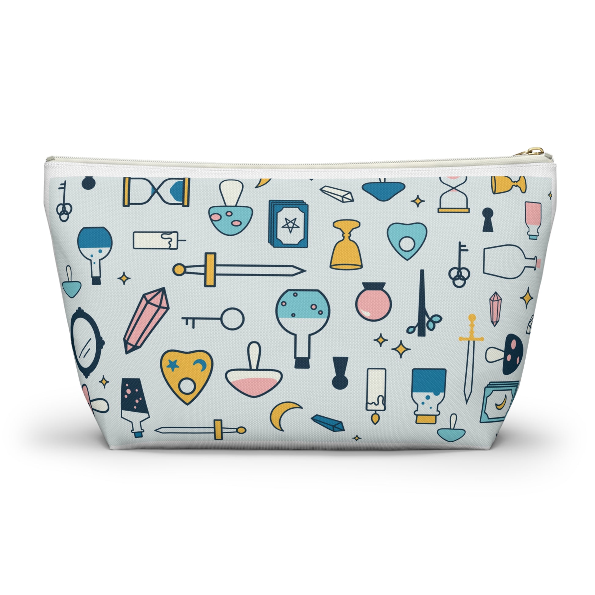 Mystical Tarot Icon Zippered Pouch - Bags