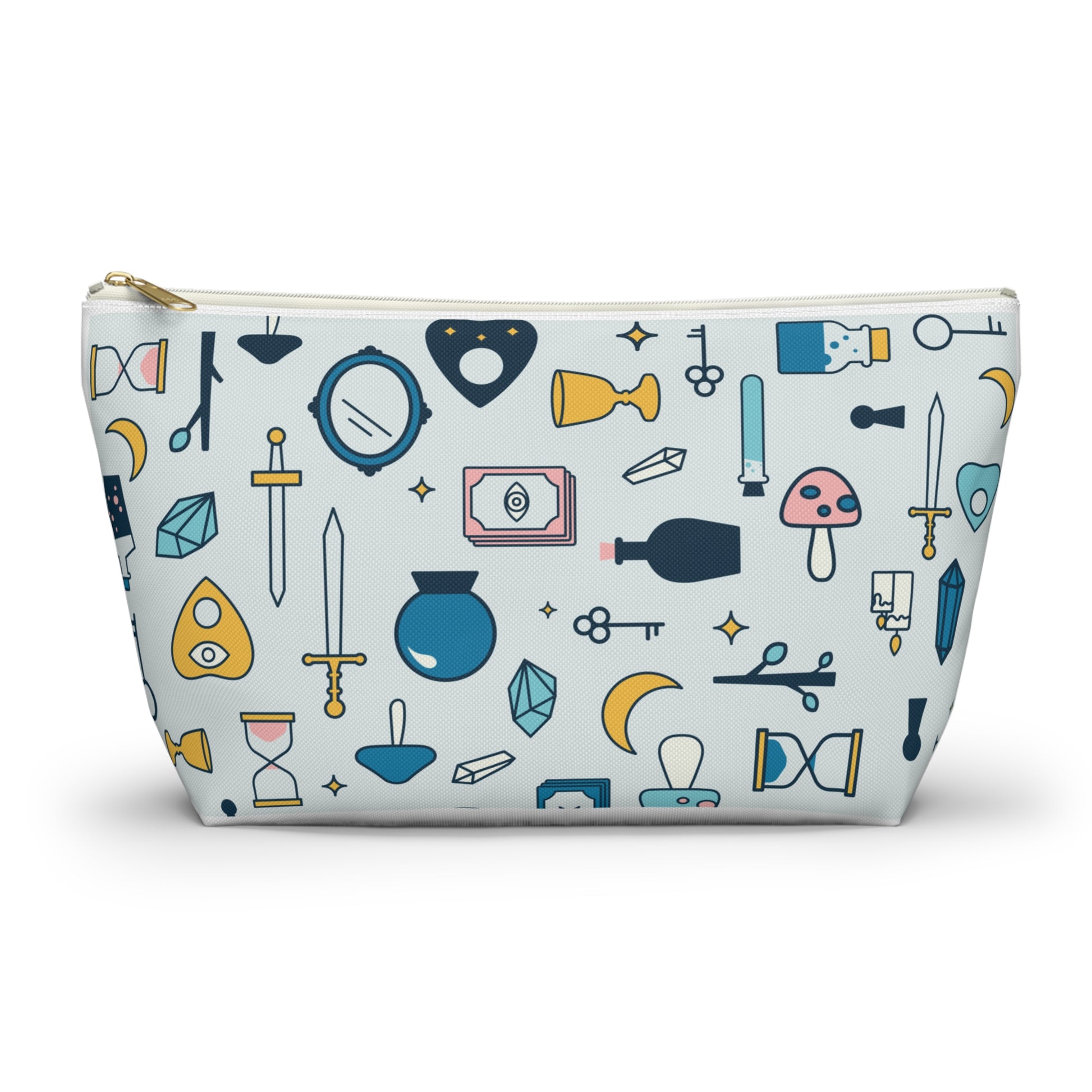 Mystical Tarot Icon Zippered Pouch - Bags