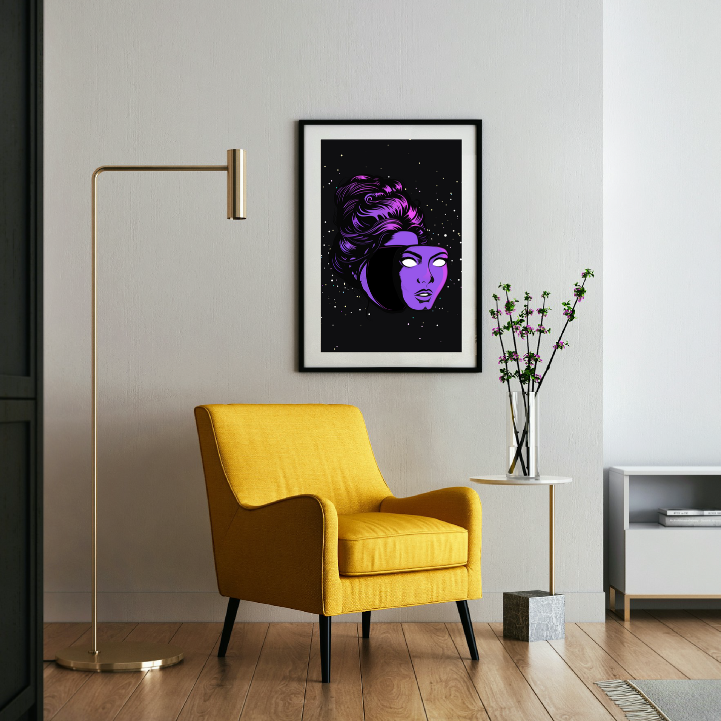 The Void Behind My Face – Art Print - Poster