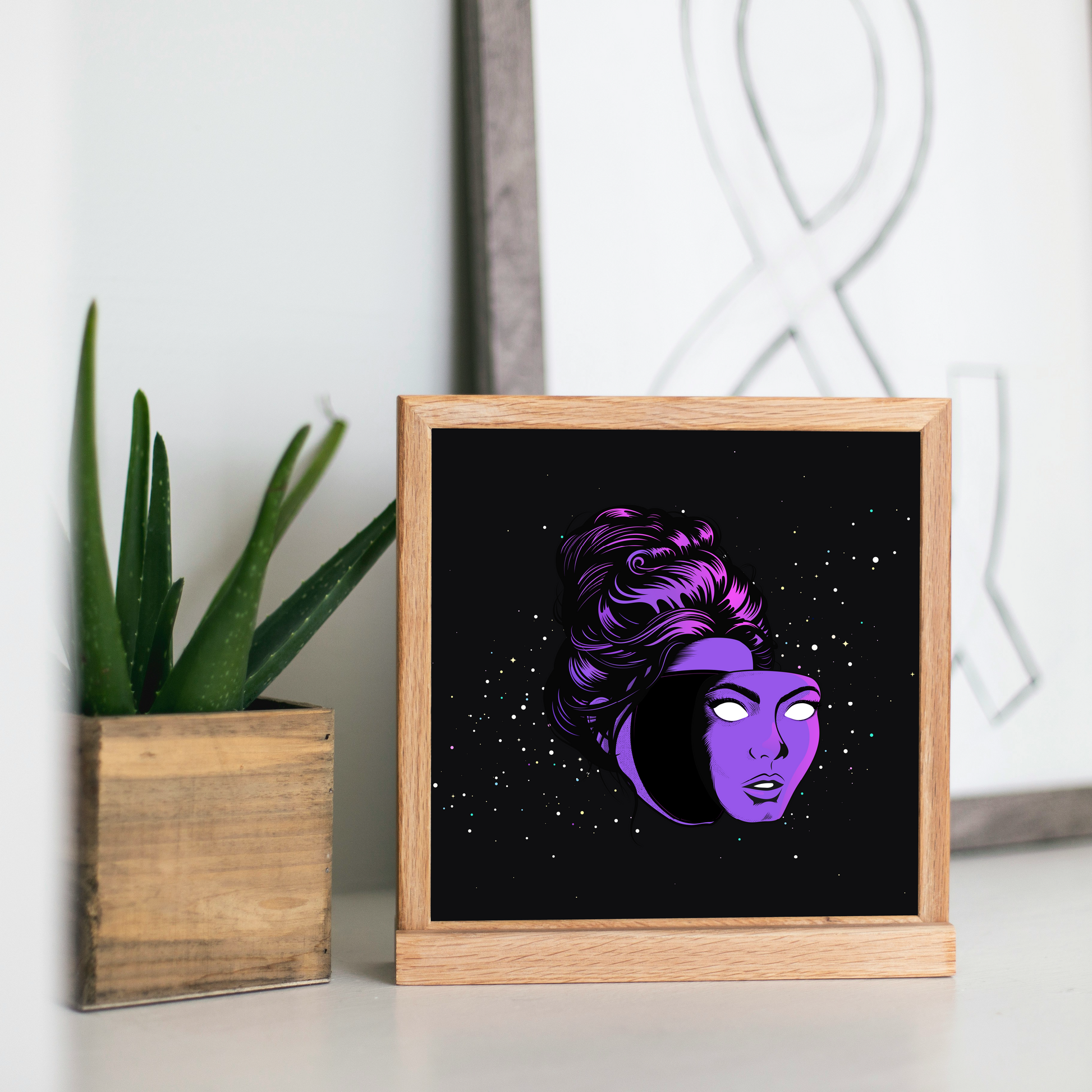 The Void Behind My Face – Art Print - Poster