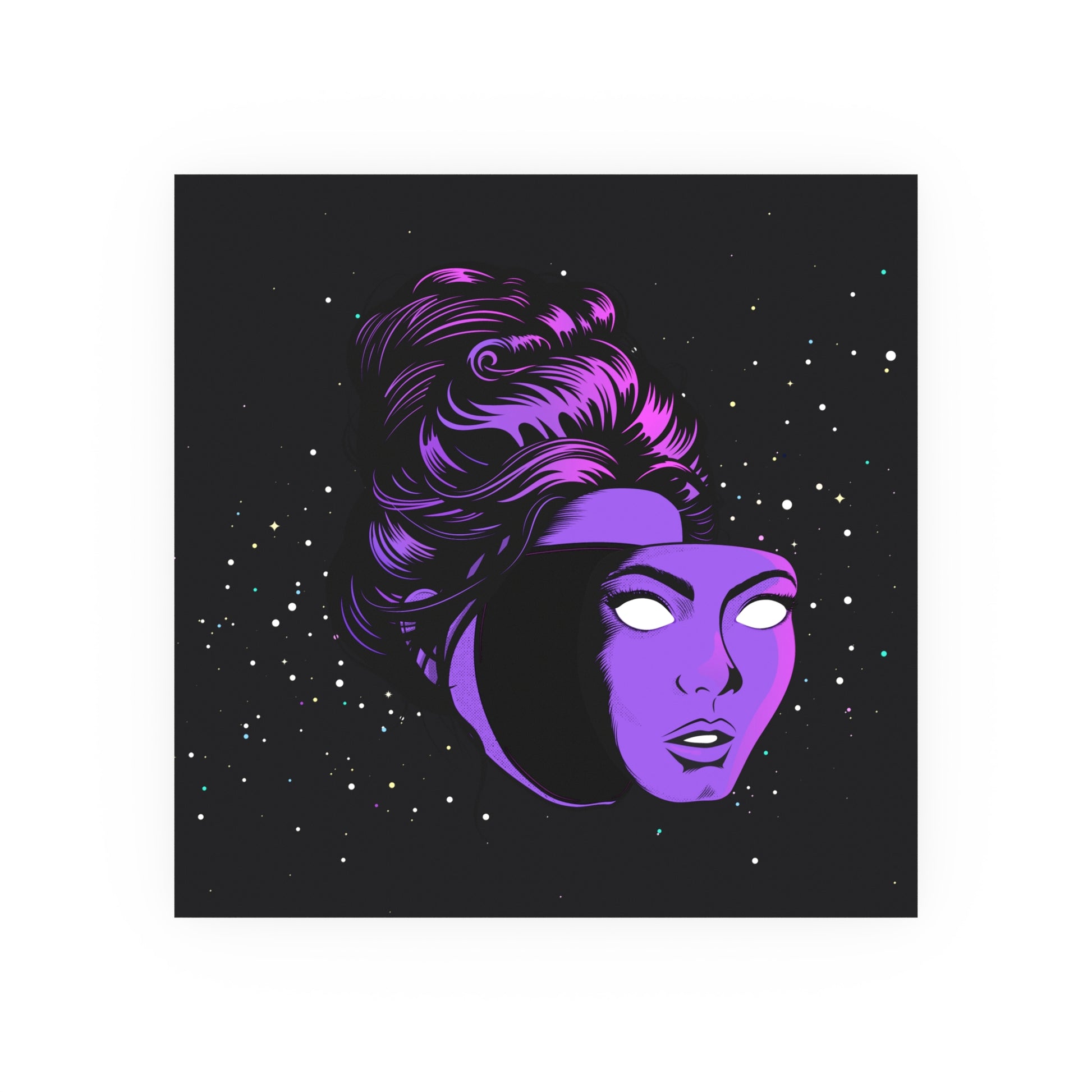 The Void Behind My Face – Art Print - Poster