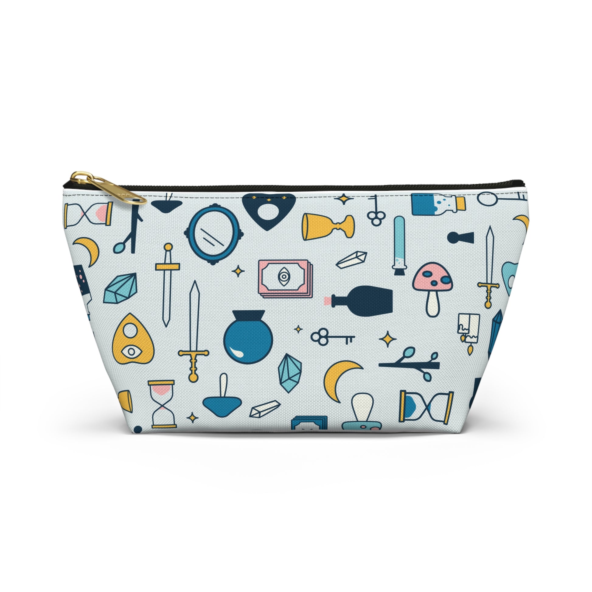 Mystical Tarot Icon Zippered Pouch - Bags