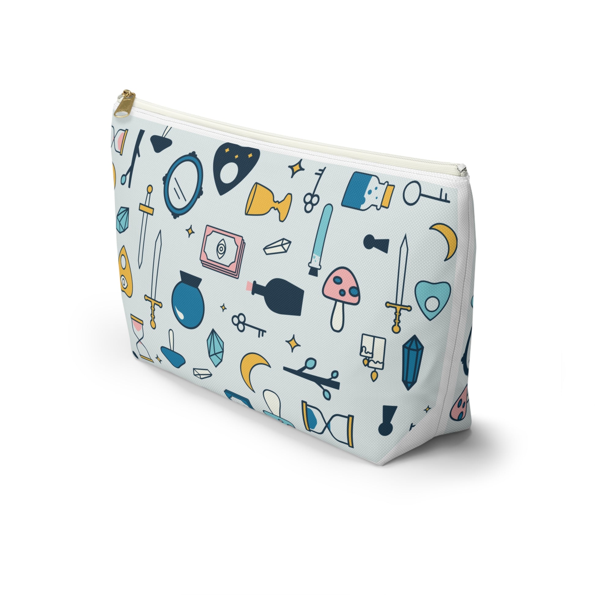 Mystical Tarot Icon Zippered Pouch - Bags