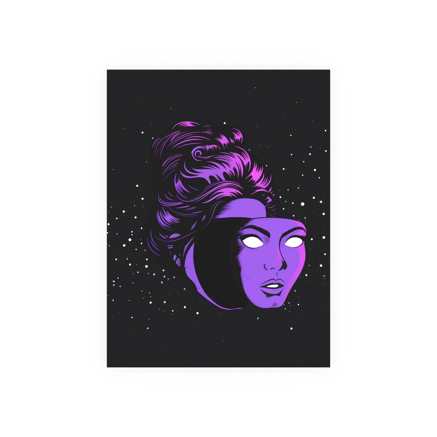 The Void Behind My Face – Art Print - Poster