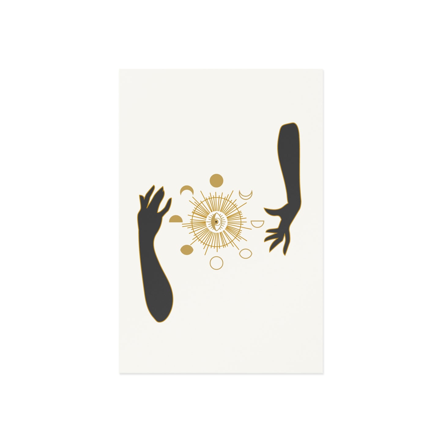 Lunar Sight – Fine Art Postcard - Paper products